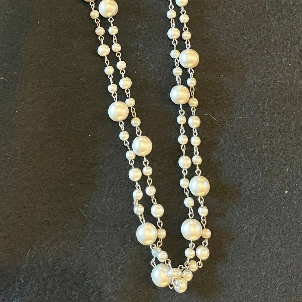Jewel Kade Faux Pearl layering necklace